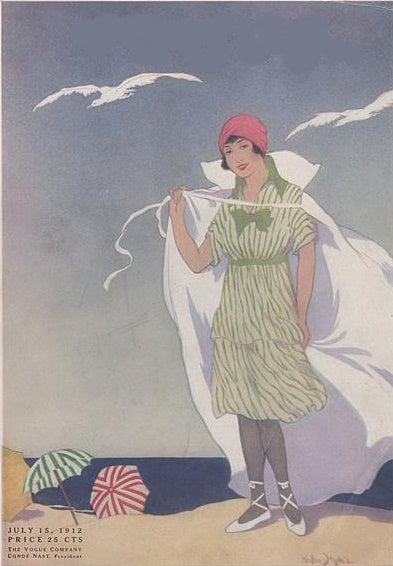 Vintage Vogue Cover: Jul 1912