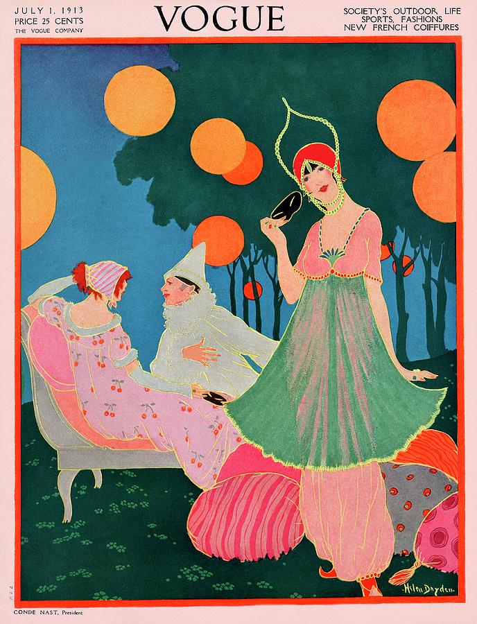 Vogue アンティークポスター 0b237f07838eca8cdefaeb4e8d5edf