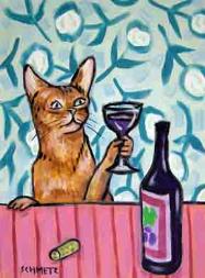 Whimsical contemporary folk artist Jay Schmetz brings his Schmetz Pets, comical animal portraits, to the world of Rug Hooking!