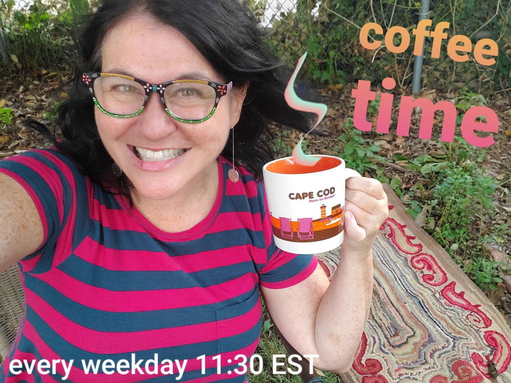Coffee Time! 11:30am-12:00pm Daily Live video, starting Mon Sept 14th 2020.