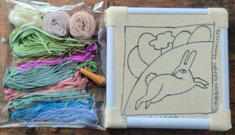Holiday and Seasonal Rug Hooking Kits and Fabrics