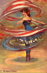 Vintage 4th of July Postcard: The Spirit of Liberty