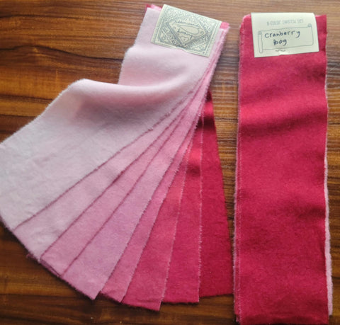 Eight Color Swatch Set Cranberry Bog