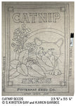 Pitterpat Press - Issue One: Catnip Seeds Pattern ( Magpie Time Magazine #1)