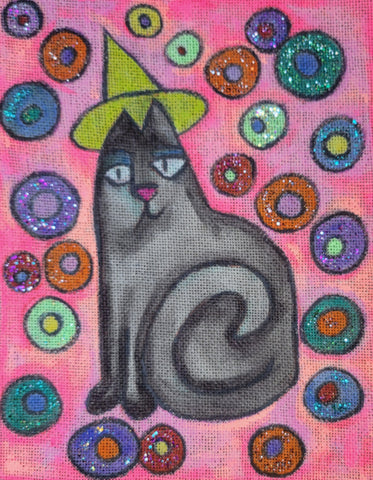 Ribbon Candy Paintbox: Cat paw sampler