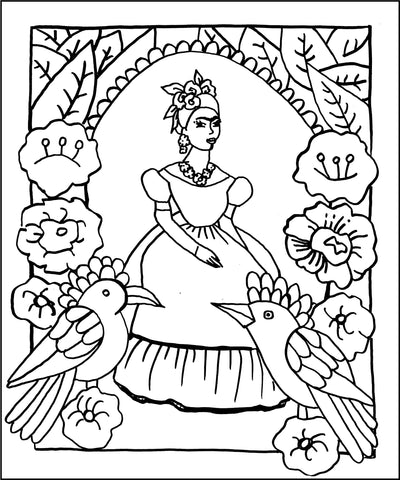 Seated Frida