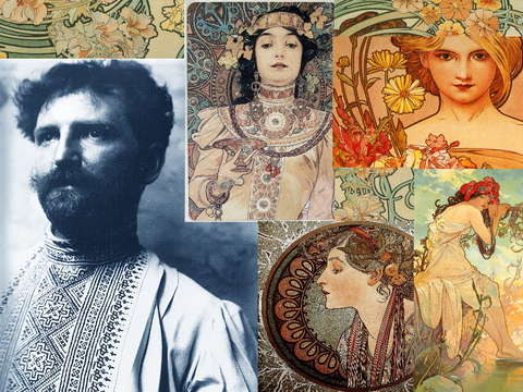 Design Like.. Alphonse Mucha, Jan 2024