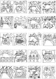 Fluffy the Cat Mini Punch Patterns and Kits