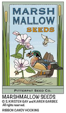 Pitterpat Press - Issue Three: Marshmallow Seeds Pattern ( Magpie Time Magazine #4)