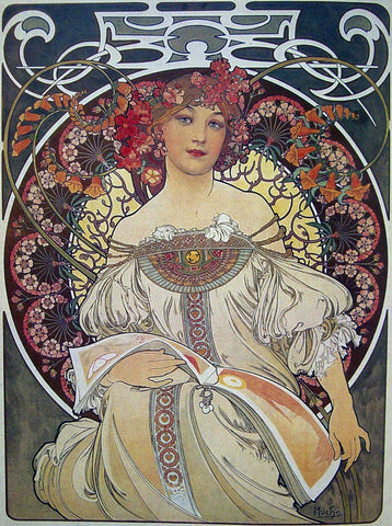 Vintage Mucha: Reverie