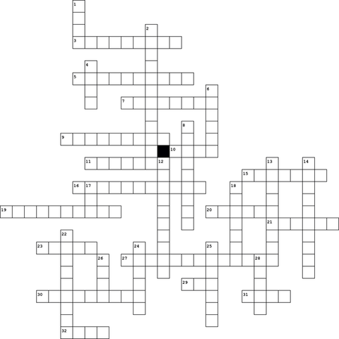 Ruggers Riddle Crossword