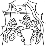 Fluffy the Cat Mini Punch Patterns and Kits