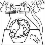 Fluffy the Cat Mini Punch Patterns and Kits