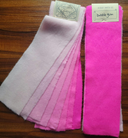 Eight Color Swatch Set Bubble Gum