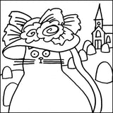 Fluffy the Cat Mini Punch Patterns and Kits