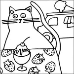 Fluffy the Cat Mini Punch Patterns and Kits