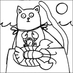 Fluffy the Cat Mini Punch Patterns and Kits