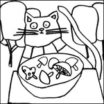Fluffy the Cat Mini Punch Patterns and Kits