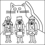 Fluffy the Cat Mini Punch Patterns and Kits