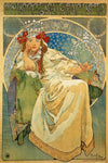 Vintage Mucha: Hyacinth