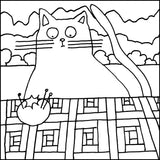 Fluffy the Cat Mini Punch Patterns and Kits