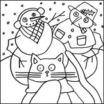Fluffy the Cat Mini Punch Patterns and Kits