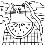 Fluffy the Cat Mini Punch Patterns and Kits