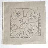 Rug Hooking Monthly Beginner Kit February Valentines Conversation Hearts