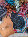 Rug Hooking Kit - Scrappy Cat