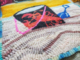 Rug Hooking Monthly Beginner - June Kit Sand Pail