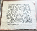 Rug Hooking Kit - Folk Snowglobe cats
