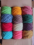 12 Days of Christmas Yarn Sampler, 12 colors