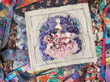 Art Deco Pin Cushion Doll with silk necktie dying kit option