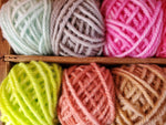 Farmer's Market, yarn sampler, 16 colors