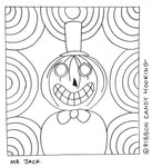 Mr Jack Rug Hooking Pattern Halloween