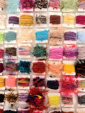 Fiber Circus, fiber yarn sampler, 100 colors!!