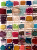 Fiber Circus, fiber yarn sampler, 100 colors!!