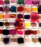 Fiber Circus, fiber yarn sampler, 100 colors!!