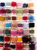 Fiber Circus, fiber yarn sampler, 100 colors!!