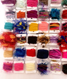 Fiber Circus, fiber yarn sampler, 100 colors!!