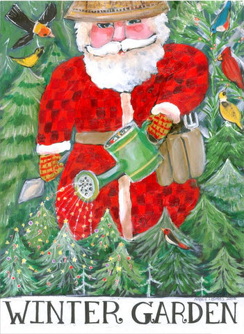 Nancy Thomas Pattern - WINTER GARDEN SANTA -