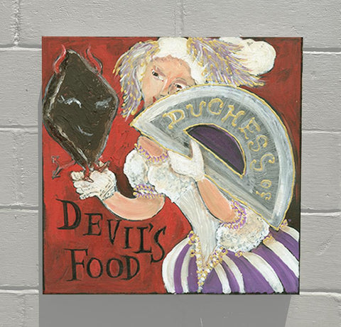 Nancy Thomas Pattern - Alphabet of Sweets - D - DUCHESS OF DEVIL'S FOOD