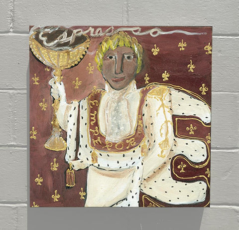 Nancy Thomas Pattern - Alphabet of Sweets - E - EMPEROR OF ESPRESSO