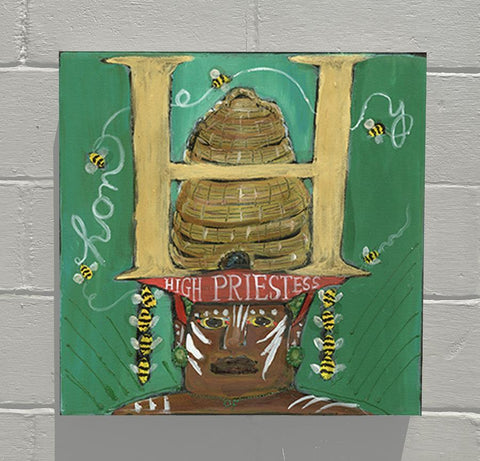 Nancy Thomas Pattern - Alphabet of Sweets - H-HIGH PRIESTESS OF HONEY