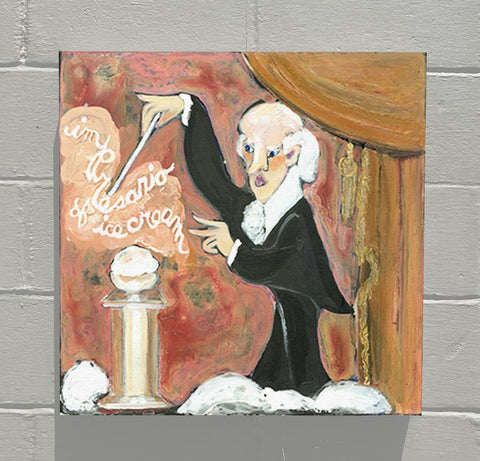 Nancy Thomas Pattern - Alphabet of Sweets - I - IMPRESARIO OF ICE CREAM