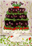 Nancy Thomas Pattern - CAKE - SWEET VIOLETS -