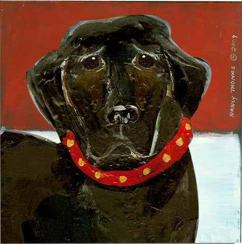 Nancy Thomas Pattern - DOG - BLACK LAB FACE -