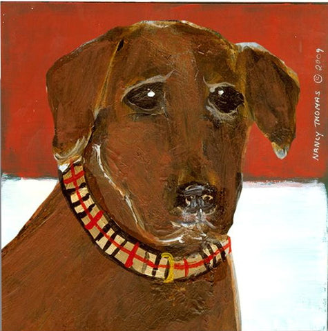 Nancy Thomas Pattern - DOG - CHOCOLATE FACE -