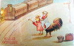Vintage Easter Postcard: Easter Journey