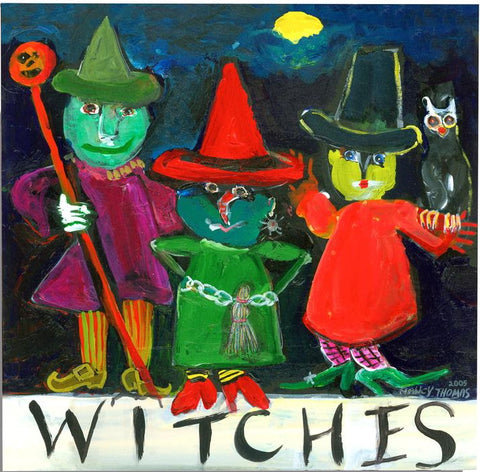 Nancy Thomas Pattern - Halloween Witches -